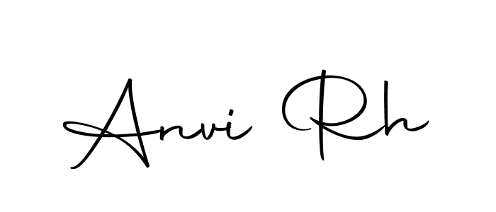 The best way (Autography-DOLnW) to make a short signature is to pick only two or three words in your name. The name Anvi Rh include a total of six letters. For converting this name. Anvi Rh signature style 10 images and pictures png