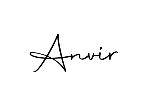 Use a signature maker to create a handwritten signature online. With this signature software, you can design (Autography-DOLnW) your own signature for name Anvir. Anvir signature style 10 images and pictures png