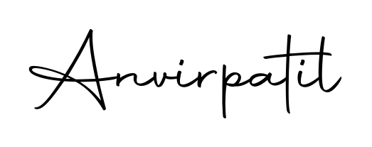 Practice writing Anvirpatil with the flow of Autography-DOLnW lettering. A fantastic source of inspiration for developing your personal signature style. Anvirpatil signature style 10 images and pictures png