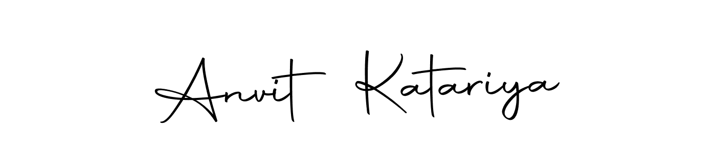 Make a beautiful signature design for name Anvit Katariya. With this signature (Autography-DOLnW) style, you can create a handwritten signature for free. Anvit Katariya signature style 10 images and pictures png
