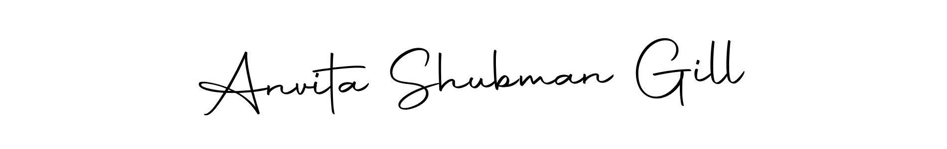 Anvita Shubman Gill stylish signature style. Best Handwritten Sign (Autography-DOLnW) for my name. Handwritten Signature Collection Ideas for my name Anvita Shubman Gill. Anvita Shubman Gill signature style 10 images and pictures png