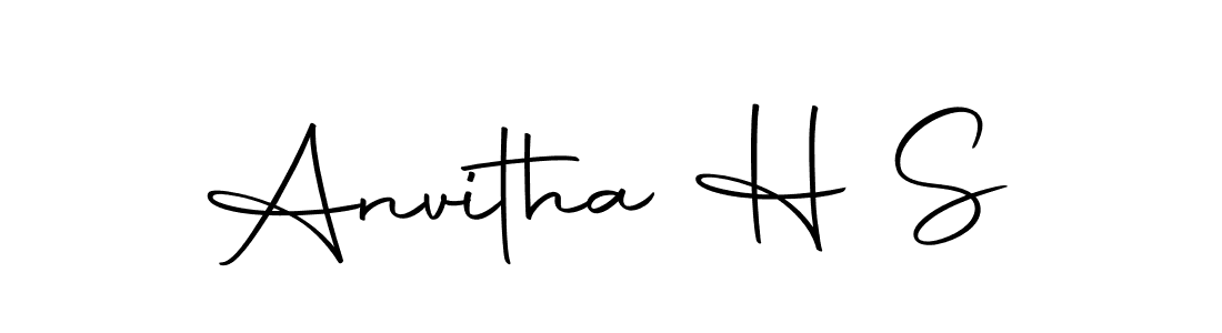 You can use this online signature creator to create a handwritten signature for the name Anvitha H S. This is the best online autograph maker. Anvitha H S signature style 10 images and pictures png