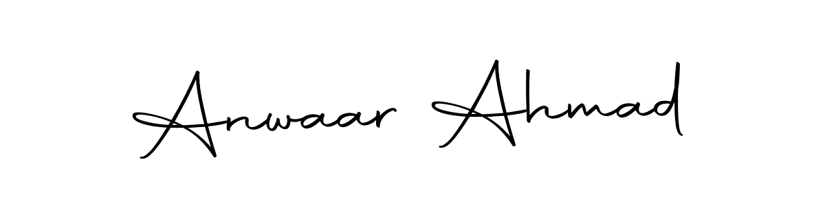 Use a signature maker to create a handwritten signature online. With this signature software, you can design (Autography-DOLnW) your own signature for name Anwaar Ahmad. Anwaar Ahmad signature style 10 images and pictures png