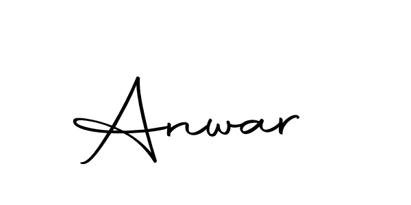 How to make Anwar  name signature. Use Autography-DOLnW style for creating short signs online. This is the latest handwritten sign. Anwar  signature style 10 images and pictures png