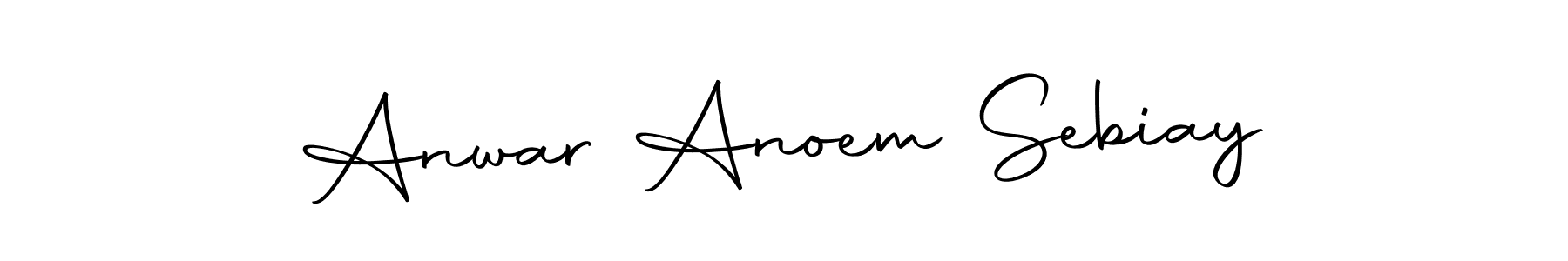 This is the best signature style for the Anwar Anoem Sebiay name. Also you like these signature font (Autography-DOLnW). Mix name signature. Anwar Anoem Sebiay signature style 10 images and pictures png