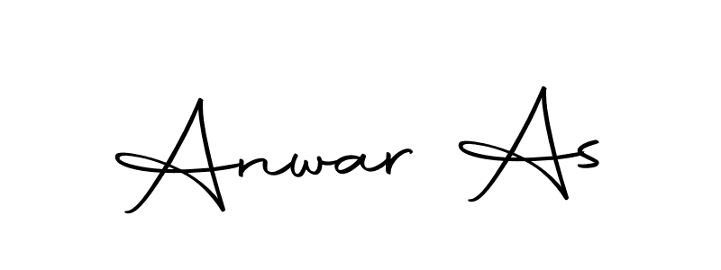 The best way (Autography-DOLnW) to make a short signature is to pick only two or three words in your name. The name Anwar As include a total of six letters. For converting this name. Anwar As signature style 10 images and pictures png