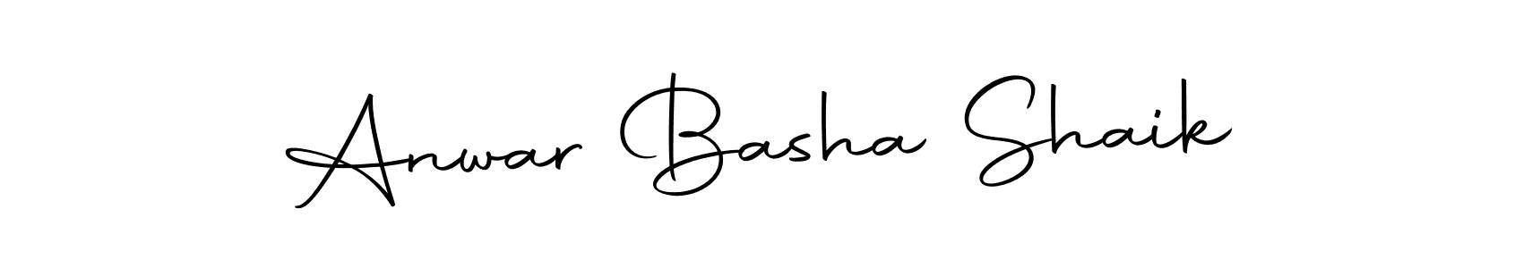 Make a beautiful signature design for name Anwar Basha Shaik. With this signature (Autography-DOLnW) style, you can create a handwritten signature for free. Anwar Basha Shaik signature style 10 images and pictures png