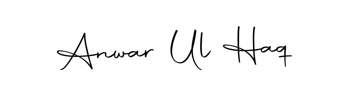 How to make Anwar Ul Haq name signature. Use Autography-DOLnW style for creating short signs online. This is the latest handwritten sign. Anwar Ul Haq signature style 10 images and pictures png