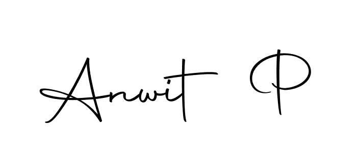 Create a beautiful signature design for name Anwit P. With this signature (Autography-DOLnW) fonts, you can make a handwritten signature for free. Anwit P signature style 10 images and pictures png