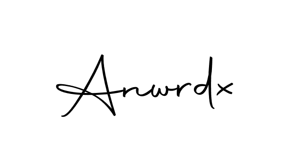 Similarly Autography-DOLnW is the best handwritten signature design. Signature creator online .You can use it as an online autograph creator for name Anwrdx. Anwrdx signature style 10 images and pictures png