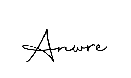 The best way (Autography-DOLnW) to make a short signature is to pick only two or three words in your name. The name Anwre include a total of six letters. For converting this name. Anwre signature style 10 images and pictures png