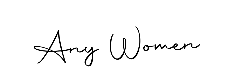 Make a beautiful signature design for name Any Women. Use this online signature maker to create a handwritten signature for free. Any Women signature style 10 images and pictures png