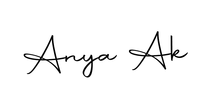 Anya Ak stylish signature style. Best Handwritten Sign (Autography-DOLnW) for my name. Handwritten Signature Collection Ideas for my name Anya Ak. Anya Ak signature style 10 images and pictures png