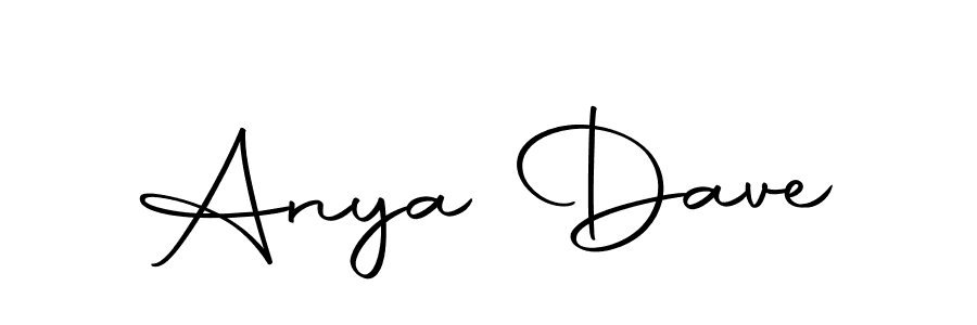 Design your own signature with our free online signature maker. With this signature software, you can create a handwritten (Autography-DOLnW) signature for name Anya Dave. Anya Dave signature style 10 images and pictures png
