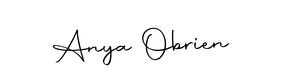 Make a beautiful signature design for name Anya Obrien. With this signature (Autography-DOLnW) style, you can create a handwritten signature for free. Anya Obrien signature style 10 images and pictures png