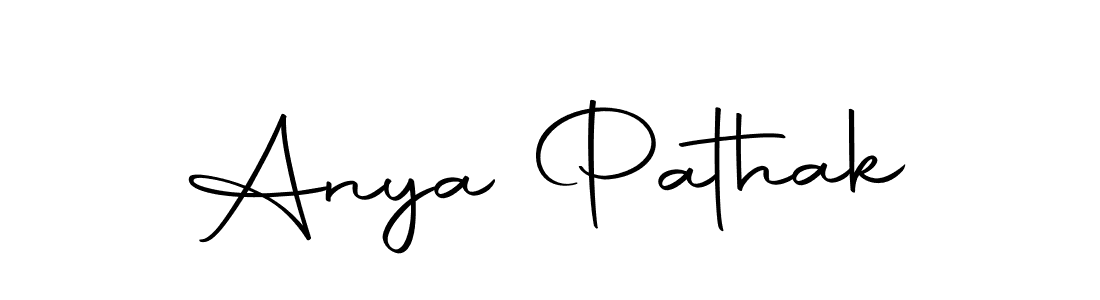 Make a beautiful signature design for name Anya Pathak. Use this online signature maker to create a handwritten signature for free. Anya Pathak signature style 10 images and pictures png