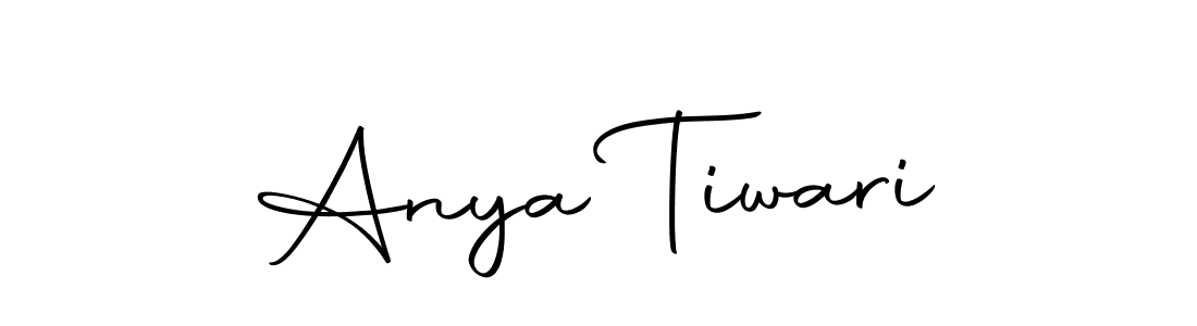 You should practise on your own different ways (Autography-DOLnW) to write your name (Anya Tiwari) in signature. don't let someone else do it for you. Anya Tiwari signature style 10 images and pictures png