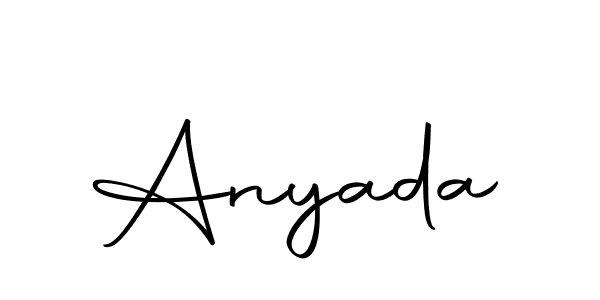 How to make Anyada signature? Autography-DOLnW is a professional autograph style. Create handwritten signature for Anyada name. Anyada signature style 10 images and pictures png