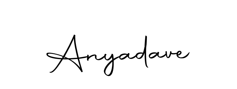 How to make Anyadave signature? Autography-DOLnW is a professional autograph style. Create handwritten signature for Anyadave name. Anyadave signature style 10 images and pictures png