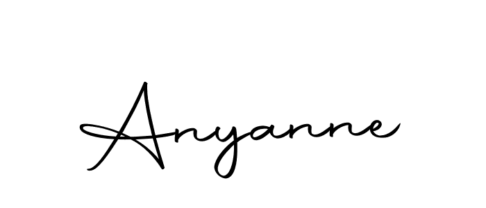 You should practise on your own different ways (Autography-DOLnW) to write your name (Anyanne) in signature. don't let someone else do it for you. Anyanne signature style 10 images and pictures png