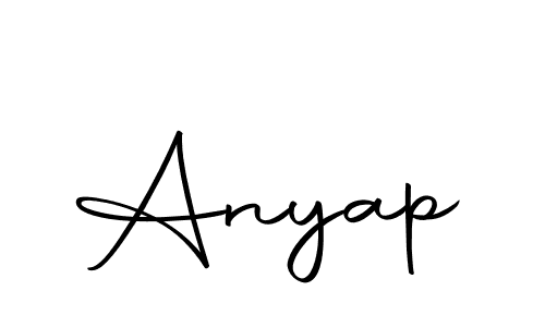 Use a signature maker to create a handwritten signature online. With this signature software, you can design (Autography-DOLnW) your own signature for name Anyap. Anyap signature style 10 images and pictures png