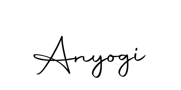 Make a beautiful signature design for name Anyogi. With this signature (Autography-DOLnW) style, you can create a handwritten signature for free. Anyogi signature style 10 images and pictures png