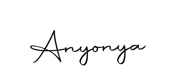 How to make Anyonya name signature. Use Autography-DOLnW style for creating short signs online. This is the latest handwritten sign. Anyonya signature style 10 images and pictures png