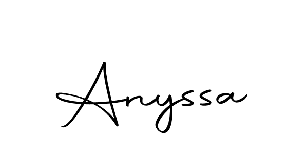 You should practise on your own different ways (Autography-DOLnW) to write your name (Anyssa) in signature. don't let someone else do it for you. Anyssa signature style 10 images and pictures png