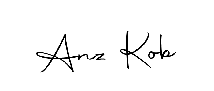 Create a beautiful signature design for name Anz Kob. With this signature (Autography-DOLnW) fonts, you can make a handwritten signature for free. Anz Kob signature style 10 images and pictures png