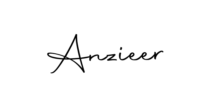 How to make Anzieer name signature. Use Autography-DOLnW style for creating short signs online. This is the latest handwritten sign. Anzieer signature style 10 images and pictures png
