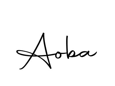 Use a signature maker to create a handwritten signature online. With this signature software, you can design (Autography-DOLnW) your own signature for name Aoba. Aoba signature style 10 images and pictures png