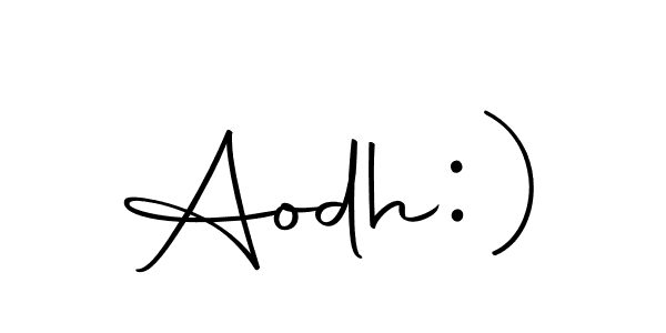 Use a signature maker to create a handwritten signature online. With this signature software, you can design (Autography-DOLnW) your own signature for name Aodh:). Aodh:) signature style 10 images and pictures png