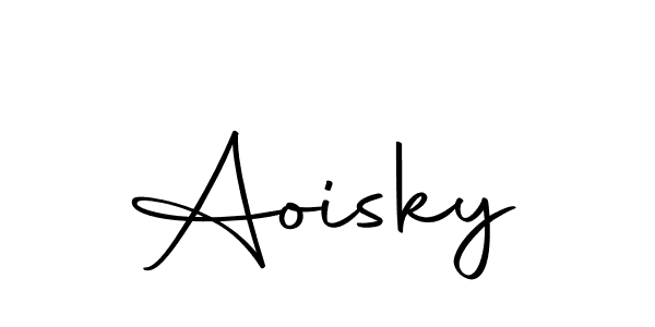 Make a beautiful signature design for name Aoisky. Use this online signature maker to create a handwritten signature for free. Aoisky signature style 10 images and pictures png