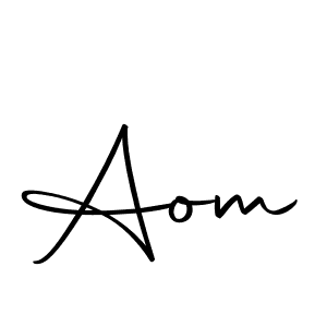 Aom stylish signature style. Best Handwritten Sign (Autography-DOLnW) for my name. Handwritten Signature Collection Ideas for my name Aom. Aom signature style 10 images and pictures png