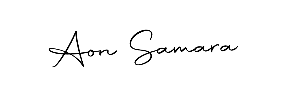 if you are searching for the best signature style for your name Aon Samara. so please give up your signature search. here we have designed multiple signature styles  using Autography-DOLnW. Aon Samara signature style 10 images and pictures png