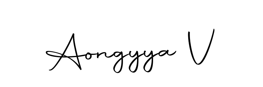 Once you've used our free online signature maker to create your best signature Autography-DOLnW style, it's time to enjoy all of the benefits that Aongyya V name signing documents. Aongyya V signature style 10 images and pictures png