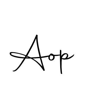 How to make Aop signature? Autography-DOLnW is a professional autograph style. Create handwritten signature for Aop name. Aop signature style 10 images and pictures png