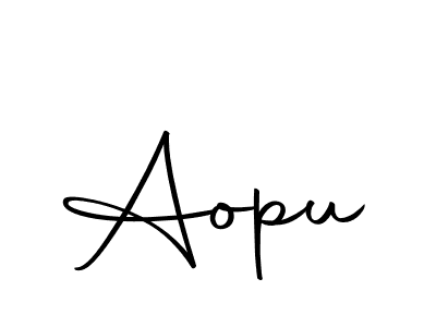 Make a beautiful signature design for name Aopu. Use this online signature maker to create a handwritten signature for free. Aopu signature style 10 images and pictures png