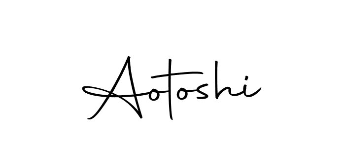 You should practise on your own different ways (Autography-DOLnW) to write your name (Aotoshi) in signature. don't let someone else do it for you. Aotoshi signature style 10 images and pictures png
