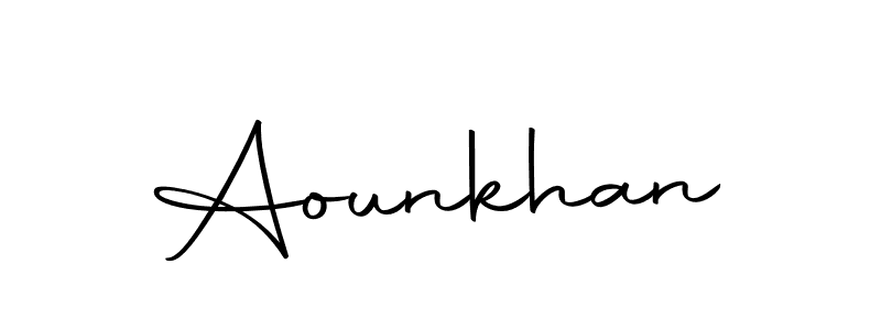 The best way (Autography-DOLnW) to make a short signature is to pick only two or three words in your name. The name Aounkhan include a total of six letters. For converting this name. Aounkhan signature style 10 images and pictures png