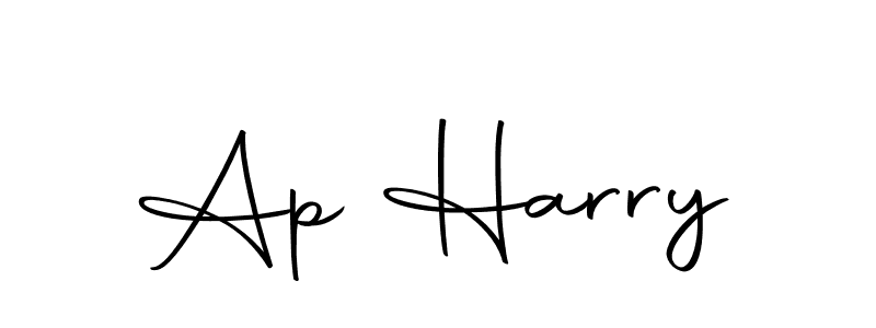 You should practise on your own different ways (Autography-DOLnW) to write your name (Ap Harry) in signature. don't let someone else do it for you. Ap Harry signature style 10 images and pictures png