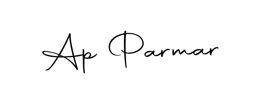 The best way (Autography-DOLnW) to make a short signature is to pick only two or three words in your name. The name Ap Parmar include a total of six letters. For converting this name. Ap Parmar signature style 10 images and pictures png