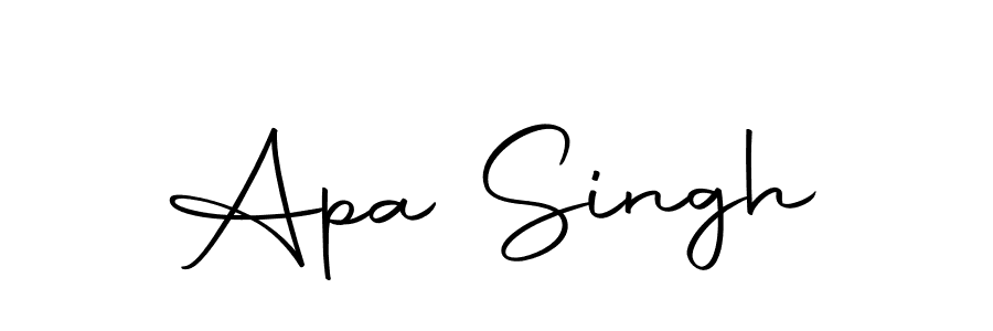 Use a signature maker to create a handwritten signature online. With this signature software, you can design (Autography-DOLnW) your own signature for name Apa Singh. Apa Singh signature style 10 images and pictures png