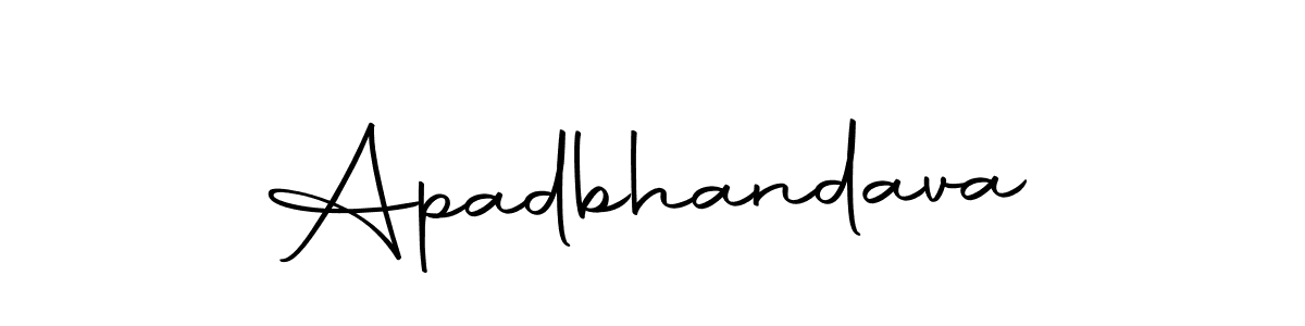 How to make Apadbhandava signature? Autography-DOLnW is a professional autograph style. Create handwritten signature for Apadbhandava name. Apadbhandava signature style 10 images and pictures png