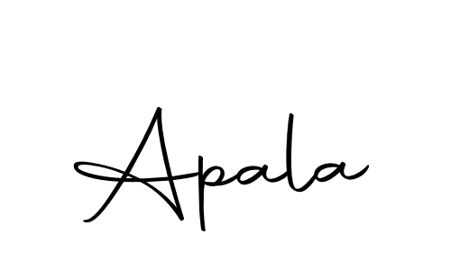 Create a beautiful signature design for name Apala. With this signature (Autography-DOLnW) fonts, you can make a handwritten signature for free. Apala signature style 10 images and pictures png