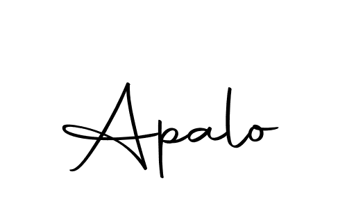 Use a signature maker to create a handwritten signature online. With this signature software, you can design (Autography-DOLnW) your own signature for name Apalo. Apalo signature style 10 images and pictures png