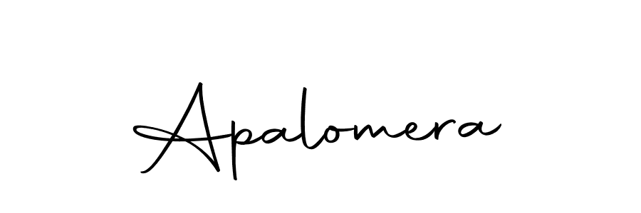 Use a signature maker to create a handwritten signature online. With this signature software, you can design (Autography-DOLnW) your own signature for name Apalomera. Apalomera signature style 10 images and pictures png