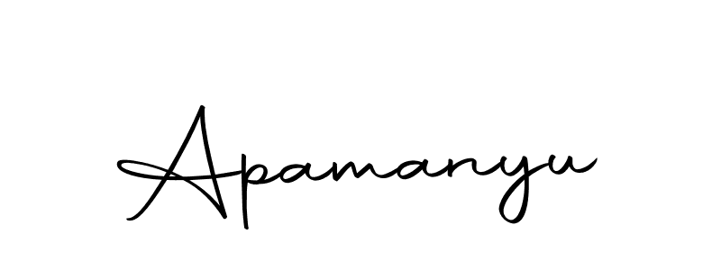 if you are searching for the best signature style for your name Apamanyu. so please give up your signature search. here we have designed multiple signature styles  using Autography-DOLnW. Apamanyu signature style 10 images and pictures png