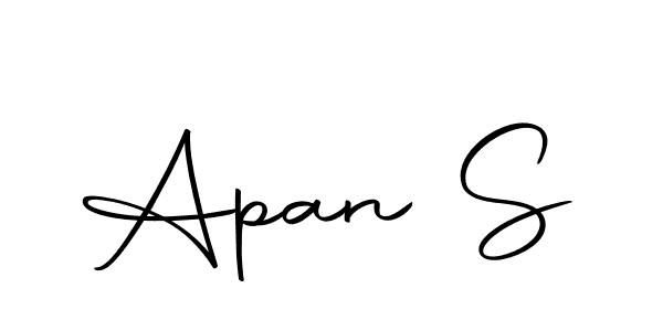 Create a beautiful signature design for name Apan S. With this signature (Autography-DOLnW) fonts, you can make a handwritten signature for free. Apan S signature style 10 images and pictures png