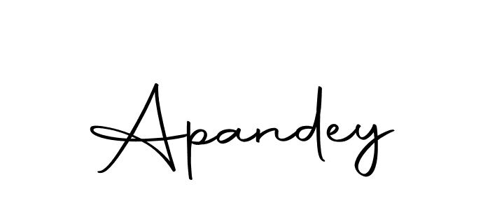 How to make Apandey name signature. Use Autography-DOLnW style for creating short signs online. This is the latest handwritten sign. Apandey signature style 10 images and pictures png